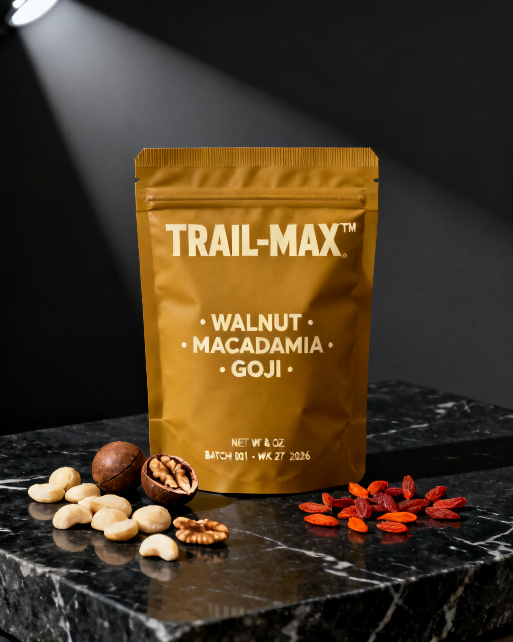 Walnut · Macadamia · Goji (8oz)